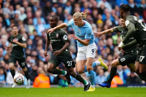 Erling Haaland con el Manchester City
