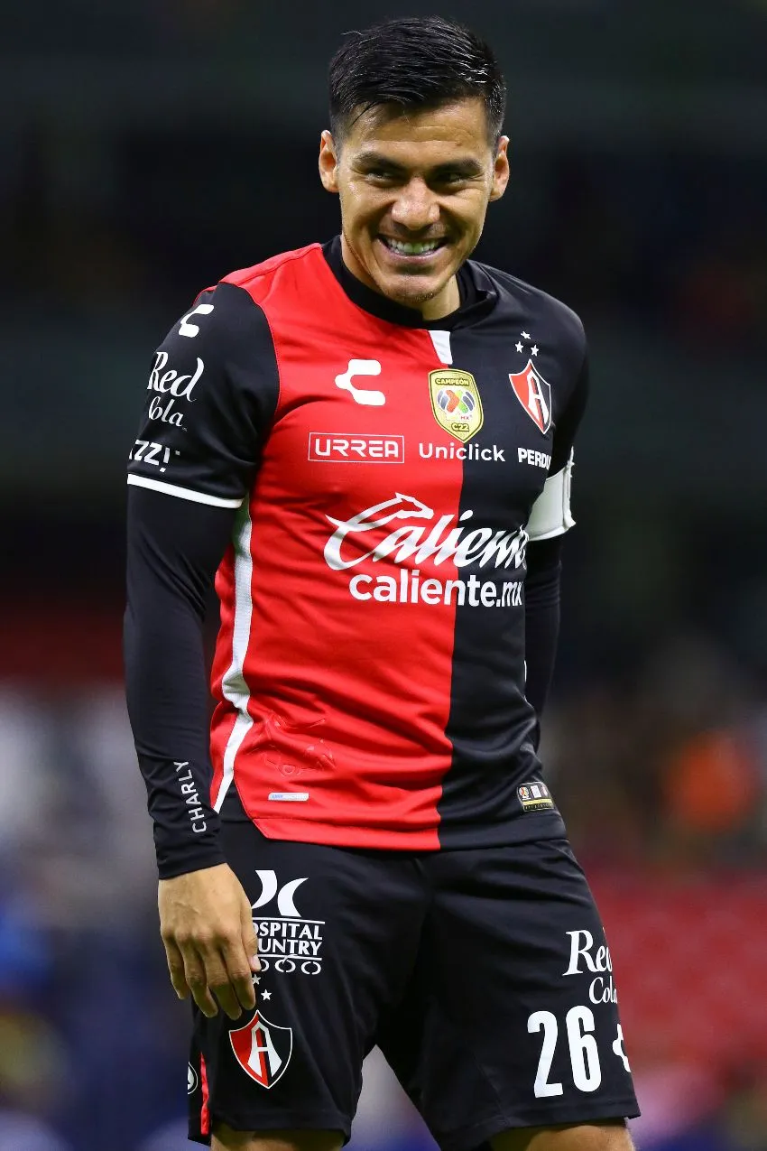 Aldo Rocha en un partido del Atlas
