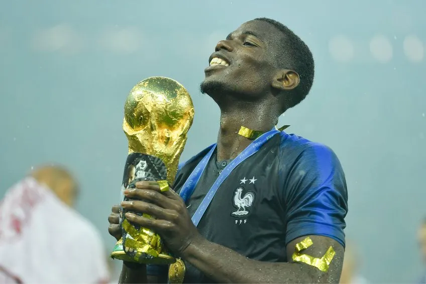 IMAGO7 Paul Pogba tras ganar el Mundial