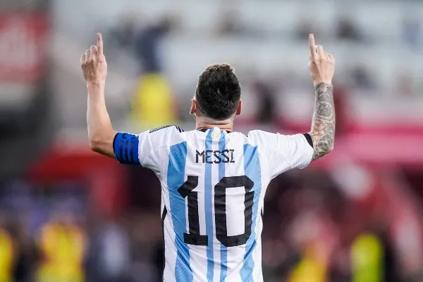 Messi con la Selección Argentina