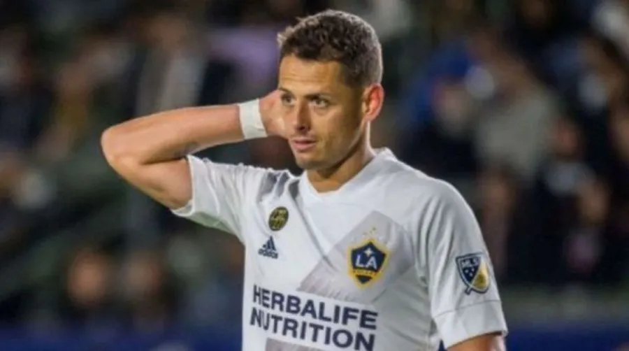 Hernández con el Galaxy