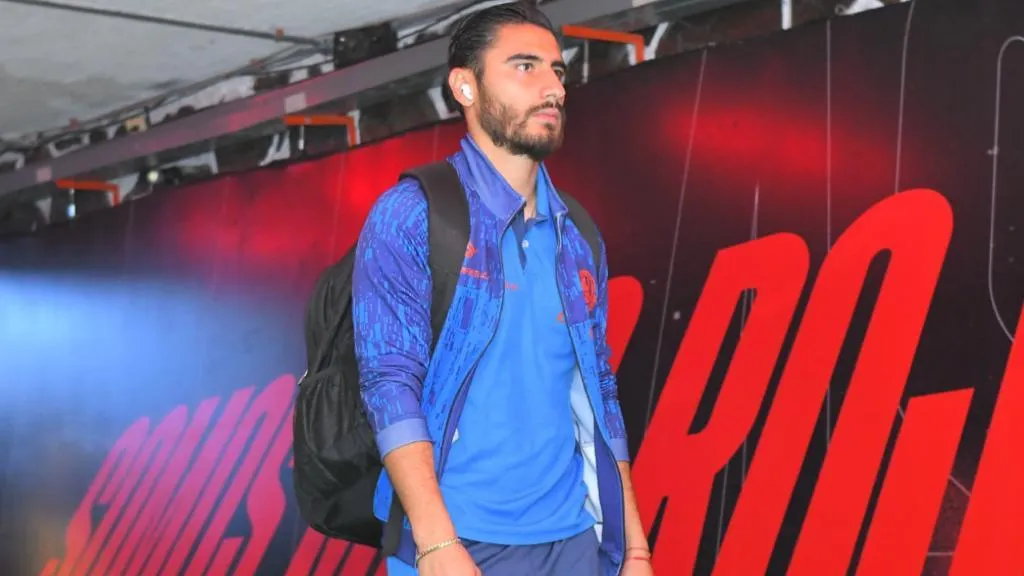 Aldo previo a un partido con San Luis