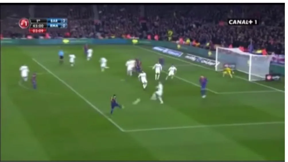 ESPECIAL Momento del gol de Alves