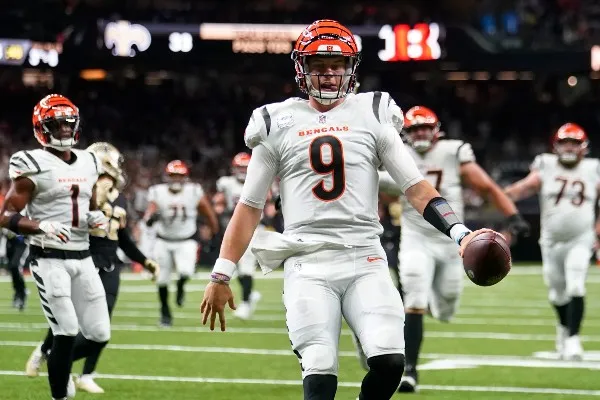 Joe Burrow con los Bengals de Cincinnati