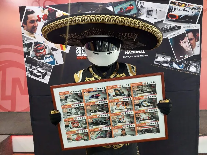 Boleto conmemorativo de la Lotería Nacional