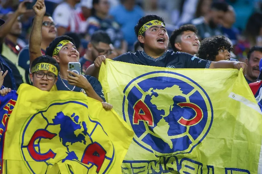 Afición de América en un partido