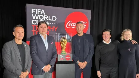 Copa del Mundo en su exhibición en Monterrey