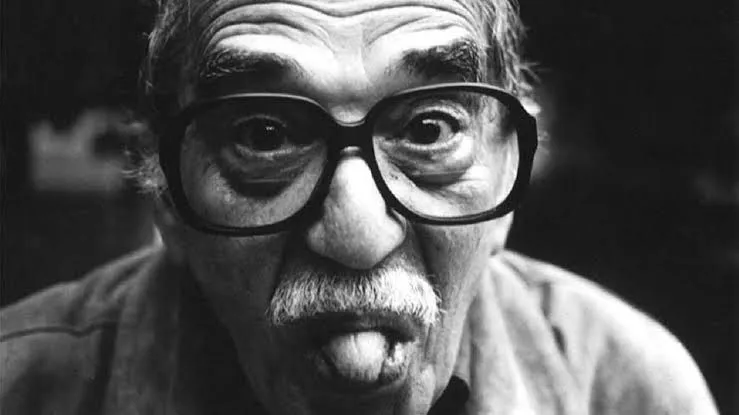 García Márquez haciendo muecas