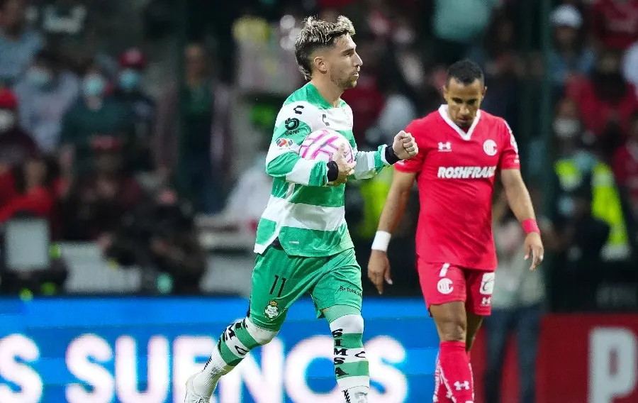 Fernando Gorriarán con Santos