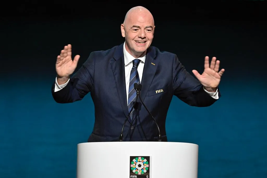 Infantino en charla sobre el Mundial