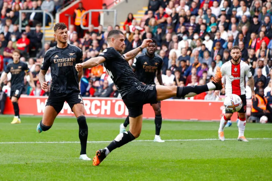 Acción en el Southampton 1-1 Arsenal