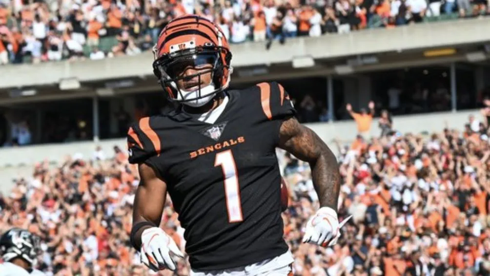 Ja'Marr Chase consiguió dos anotaciones