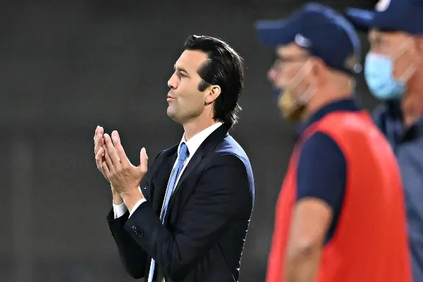 Santiago Solari y Andrés Lillini