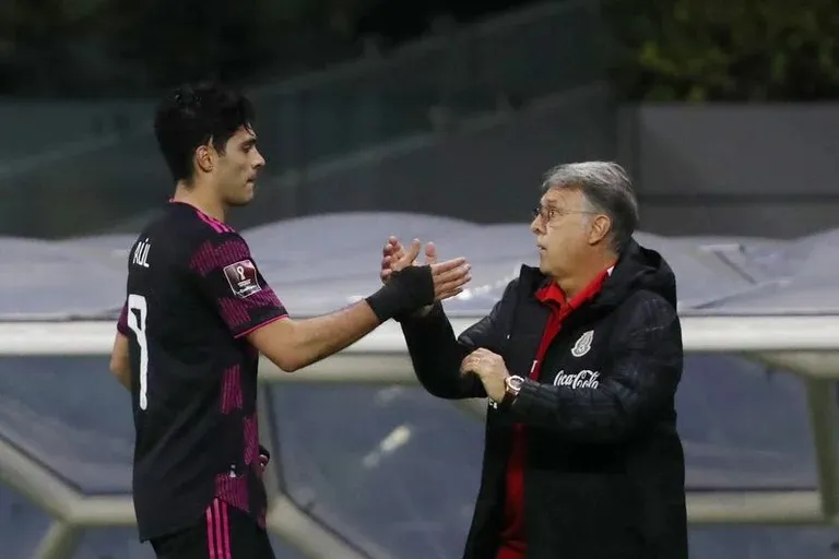 Jiménez y el Tata Martino