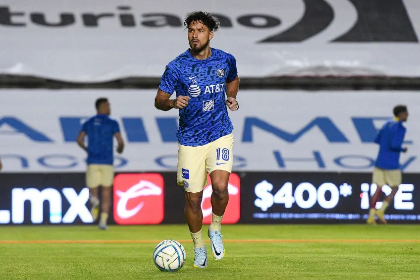 Bruno Valdez previo a un partido del América