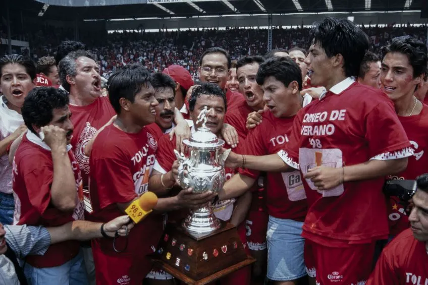 MEXSPORT Jugadores del Toluca tras ser Campeones