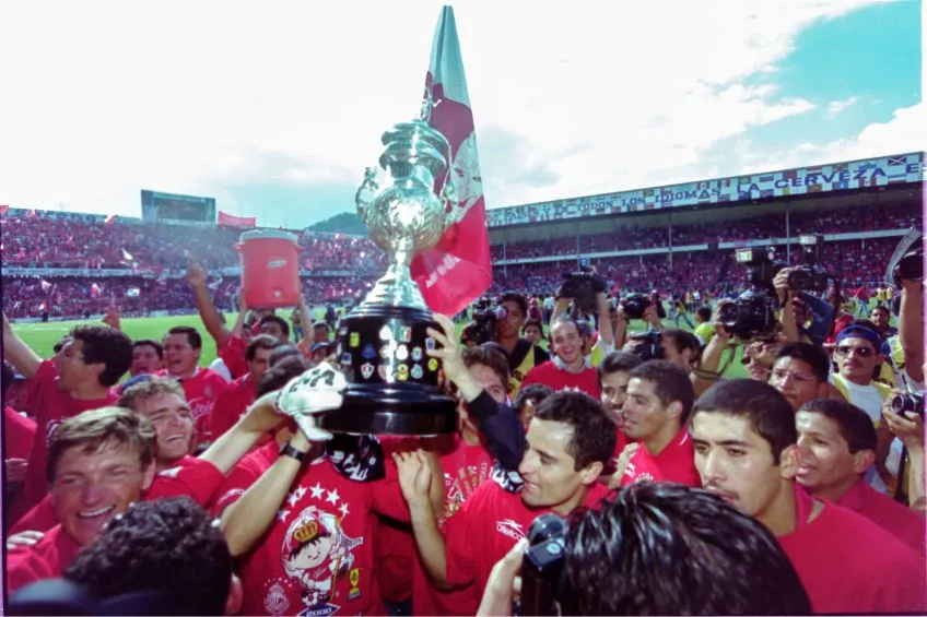 MEXSPORT Jugadores del Toluca tras ser Campeones