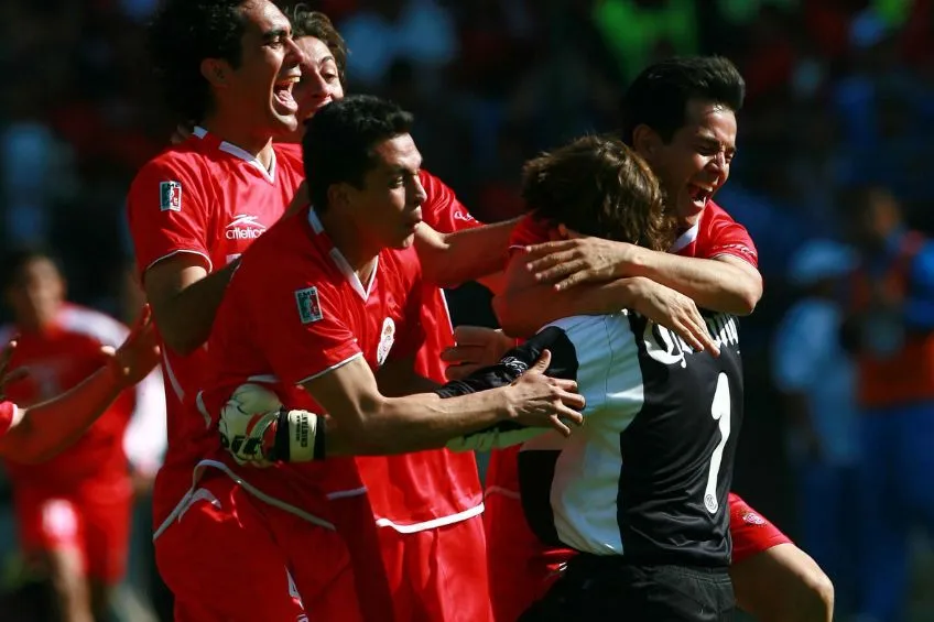 MEXSPORT Jugadores del Toluca tras ser Campeones