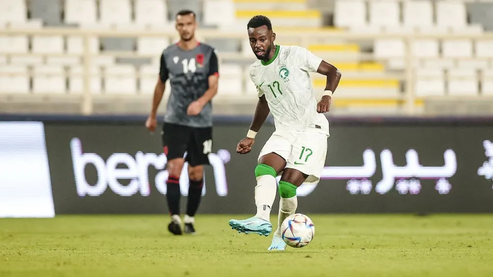 TWITTER: @SaudiNT Foto del encuentro entre Arabia y Albania