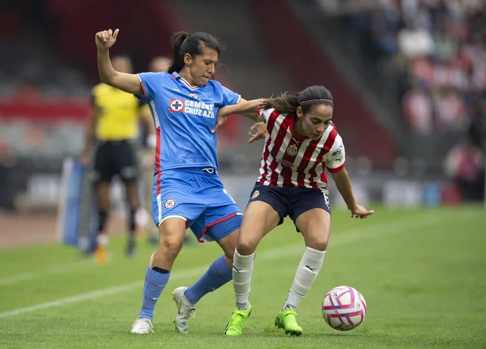MEXSPORT Cruz Azul Femenil disputó su primer juego en el Estadio Azteca