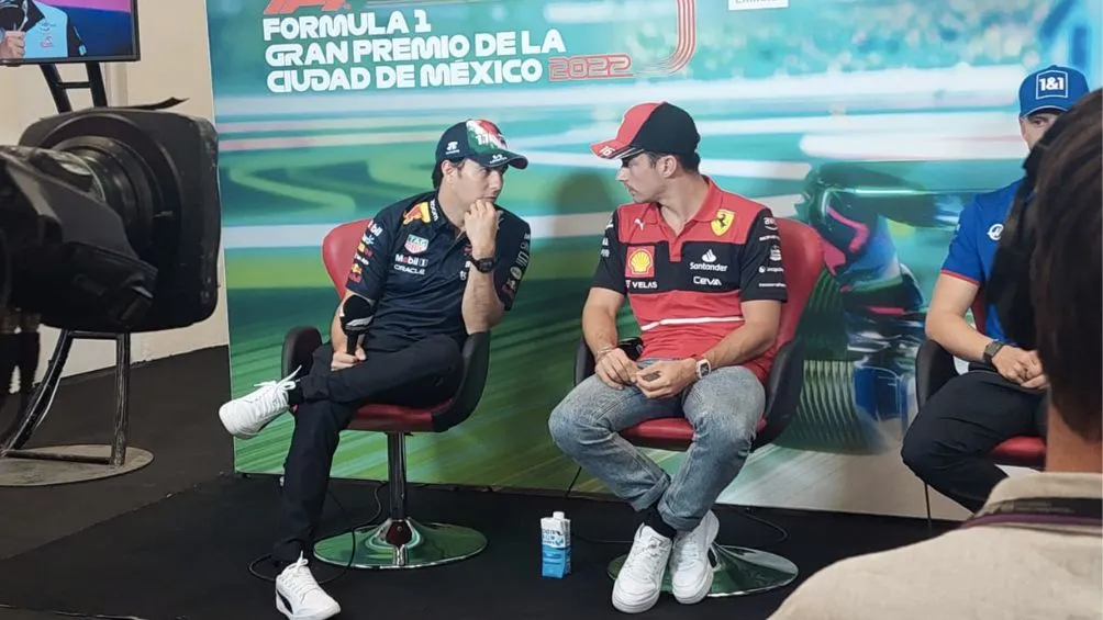 ELÍAS HALE Pérez y Leclerc previo al GP de la CDMX