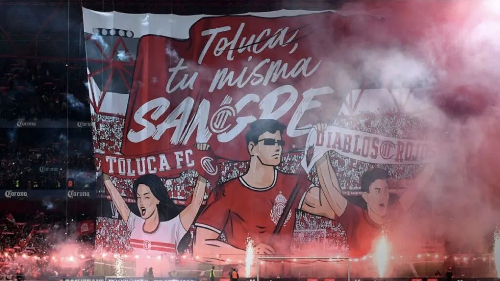 Los aficionados en el encuentro ante América