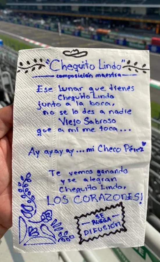 ESPECIAL La letra de 'Chequito Lindo'
