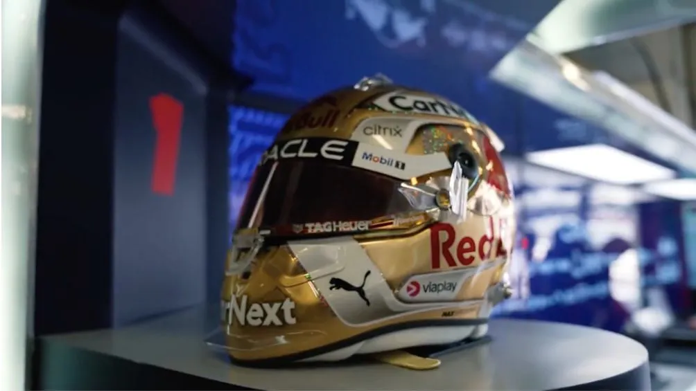 Este es el casco qué usará Verstappen