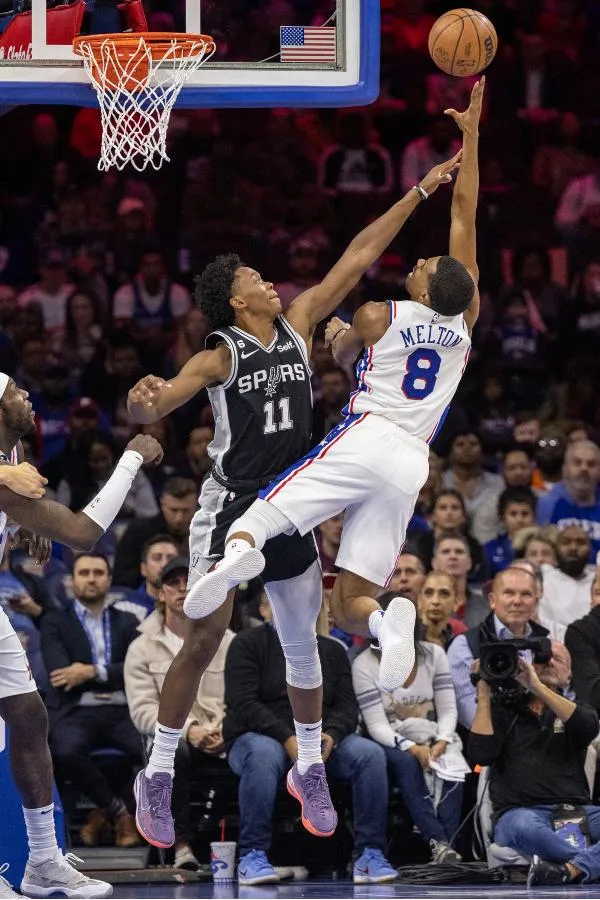 AP Josh Primo con los San Antonio Spurs