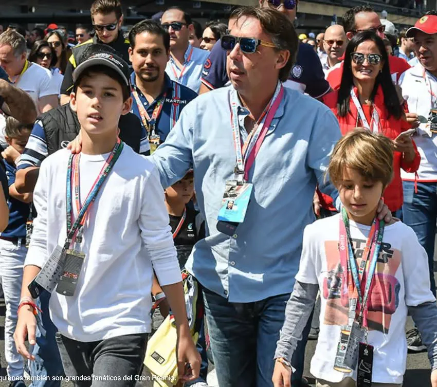 Emilio Azcárraga en el GP de México 2017