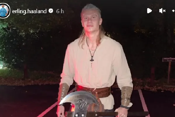 Haaland en este Halloween