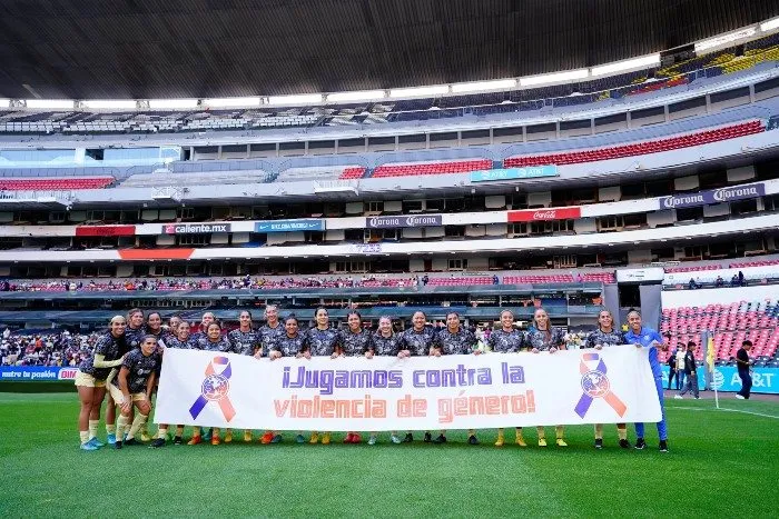Jugadoras de América Femenil piden combatir la violencia de género