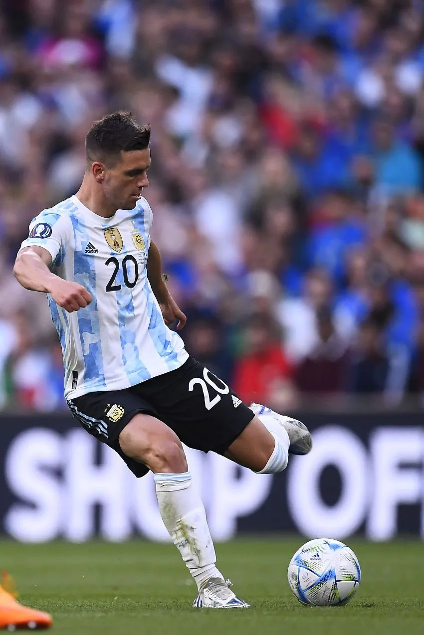 Lo Celso en un partido de Argentina