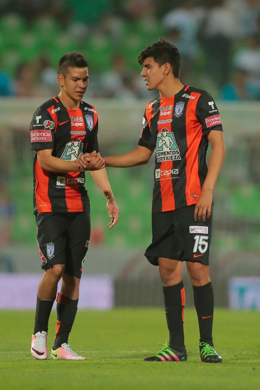 Chucky Lozano y 'Guti', canteranos de Pachuca