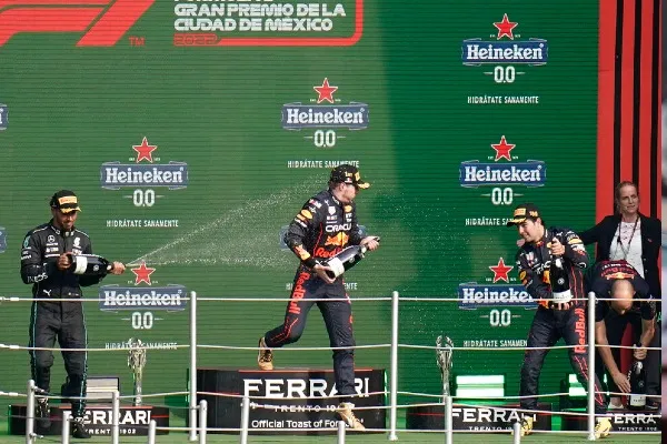 AP El podio del GP de México