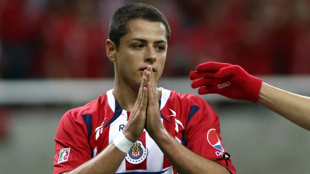 Chicharito Hernández en su etapa con Chivas