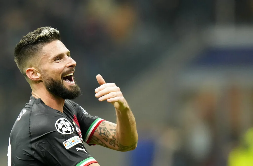 Oliver Giroud fue la figura del partido