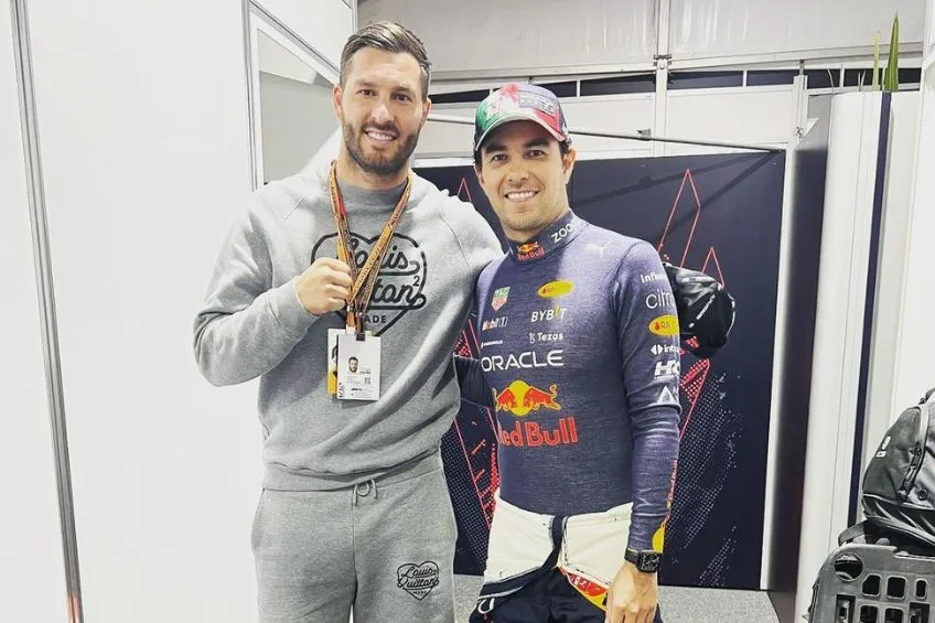 INSTAGRAM: @10APG André-Pierre Gignac junto a Checo Pérez