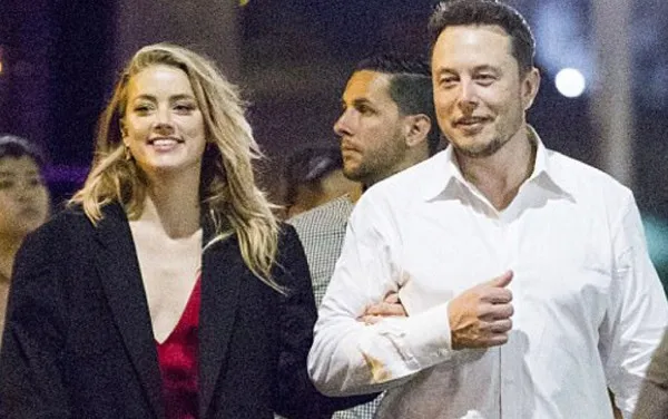 Amber Heard y Elon Musk
