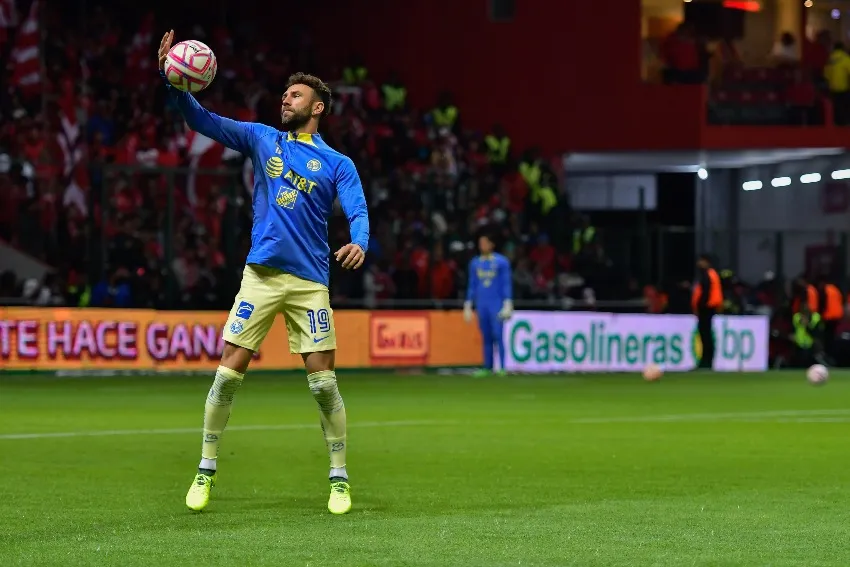 Layún en un partido de América