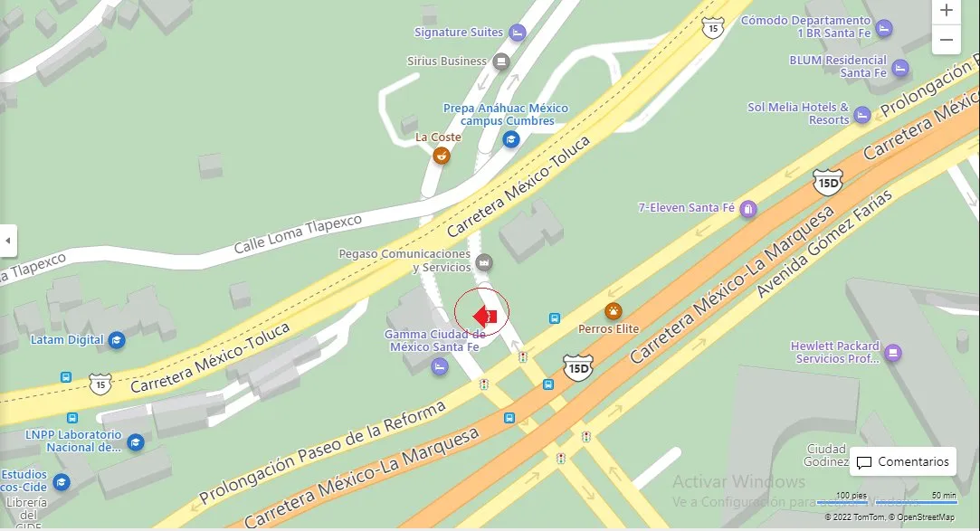 Lugar donde ocurrieron los hechos