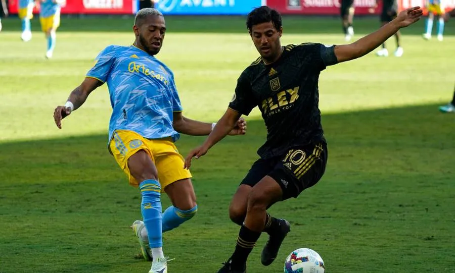 Vela durante la Final ante el Philadelphia Union