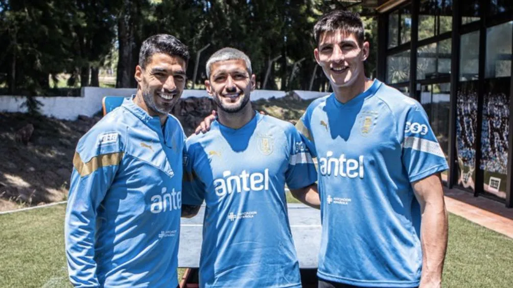 TWITTER: @Uruguay Los que recién se incorporan a la Selección Charrua