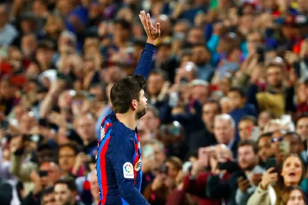 Piqué en su despedida