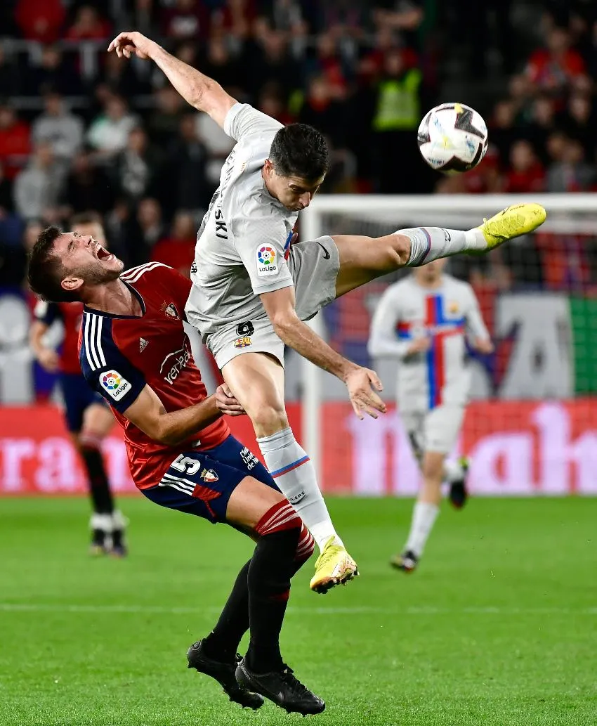 Lewandowski en la falta