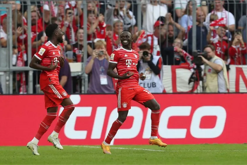 AP Sadio Mané durante un partido del Bayern Munich