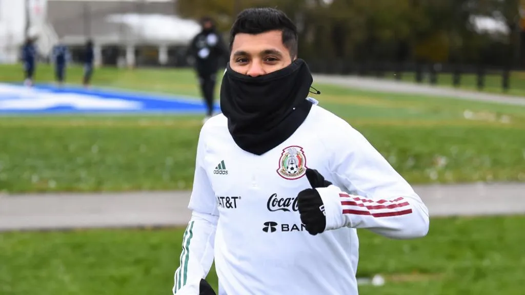 Tecate en el entrenamiento del Tri