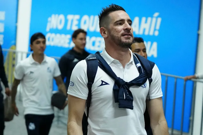 Antony en un partido del Puebla