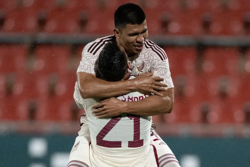 IMAGO7 Jesús Gallardo festejando un gol