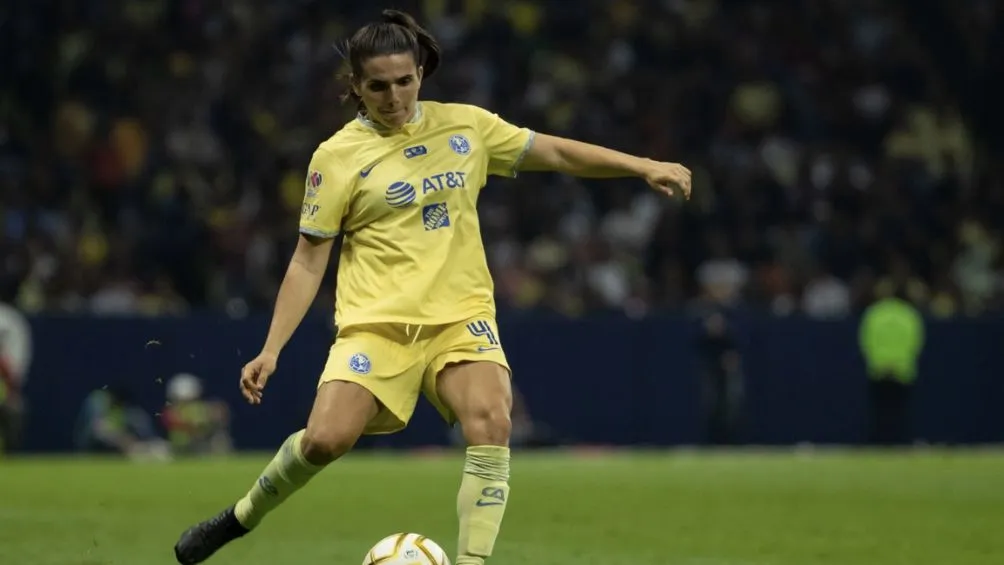 Andrea Pereira durante el encuentro